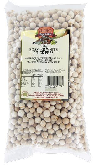 Chick Peas Roasted White 500g
