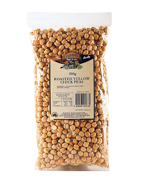 Chick Peas Roasted Yellow 500g