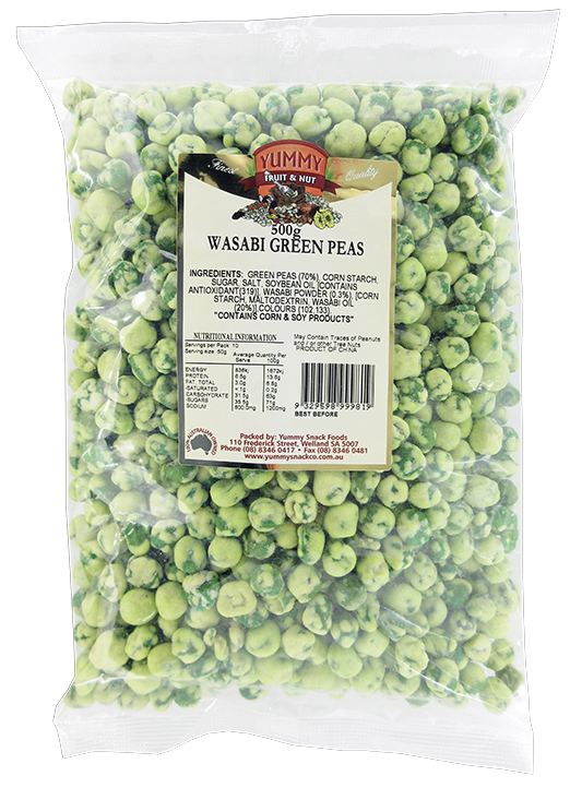 Wasabi Green Peas 500g